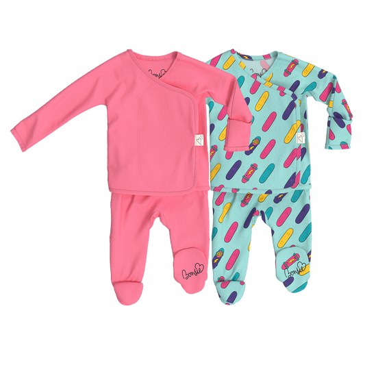 Baby Bundle Footie - Pinky Promise + Tiny Tricks