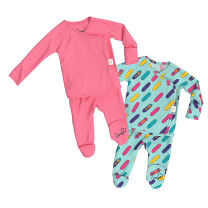 Baby Bundle Footie - Pinky Promise + Tiny Tricks
