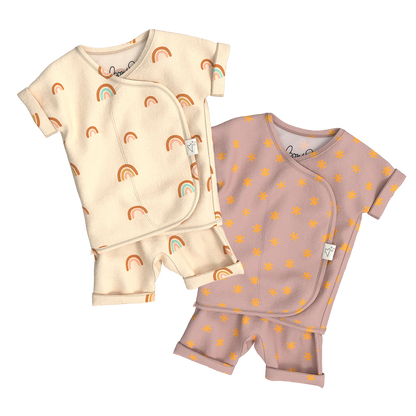 Baby Bundle Romper - Little Wishes + Galaxy Gleam
