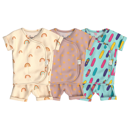 Baby Bundle Romper - Little Wishes, Galaxy Gleam + Tiny Tricks