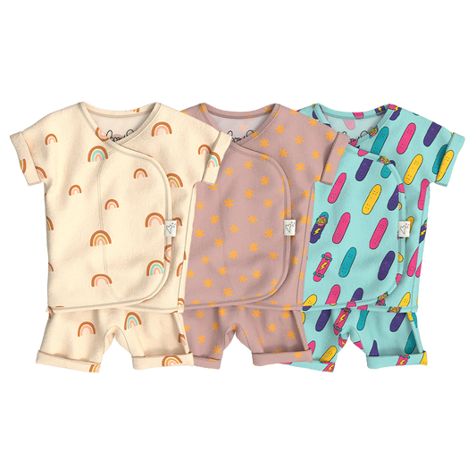 Baby Bundle Romper - Little Wishes, Galaxy Gleam + Tiny Tricks