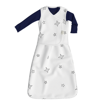 Cuddle Bundle - Stars Cuddle Sack + Midnight Footie