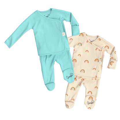 Baby Bundle Footie - Tiny Tide + Little Wishes