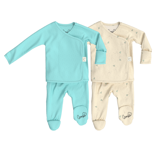 Baby Bundle Footie - Tiny Tide + Flight Crew