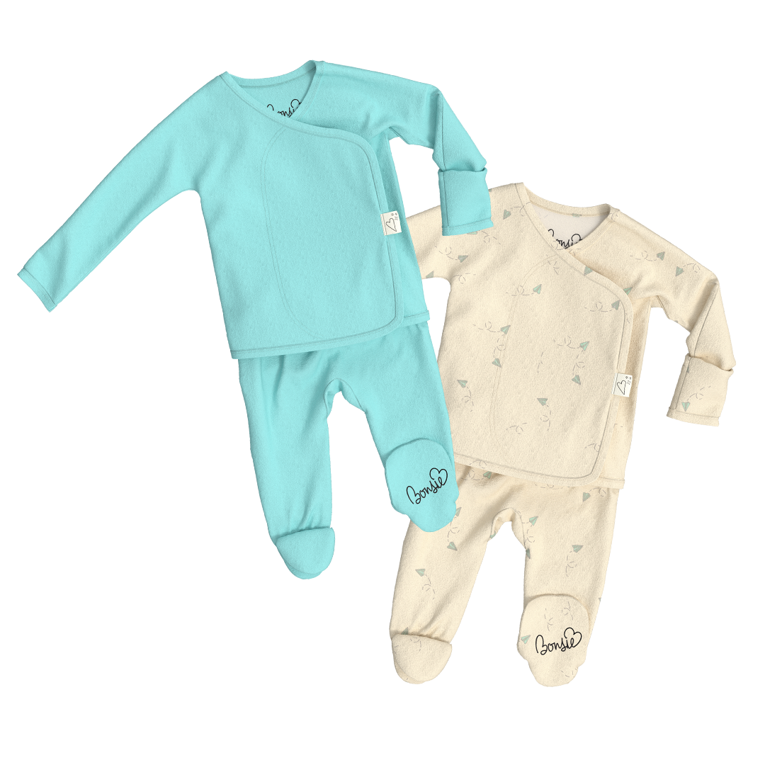 Baby Bundle Footie - Tiny Tide + Flight Crew
