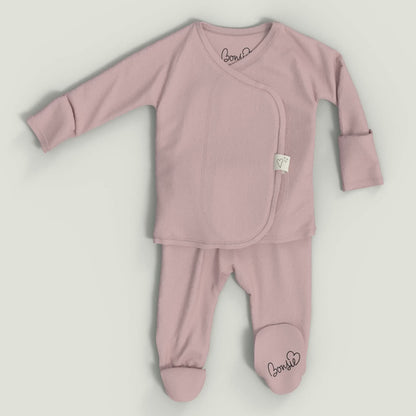 Baby Bundle Footie - Peony + Berry Twist